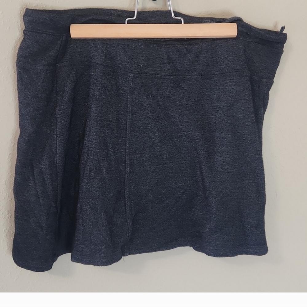 Green Tea Athletic Skort Gray Sports Athleisure Size Large